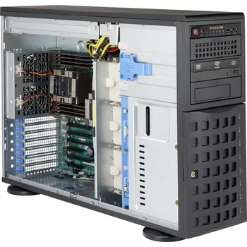 Racková skříň Supermicro CSE-745BAC-R1K23B počítačová skříň Full Tower Černá 1230 W