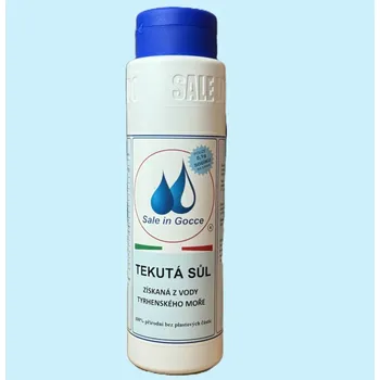 Čistička vzduchu Sale in Gocce - 100% přírodní tekutá mořská sůl s 0,1g sodíku - 450g (Sale in Gocce - 100% přírodní tekutá mořská sůl s 0,1g sodíku - 450g)