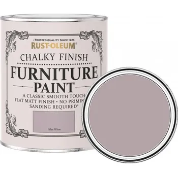 Barva na dřevo Rust-Oleum Barva na nábytek Chalky Finish Furniture Paint, křídový mat, Lilková - lila - 125 ml