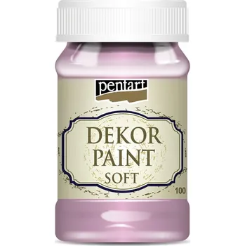 Vodová barva Dekor paint chalky křídová barva, baby ruzova - 100 ml