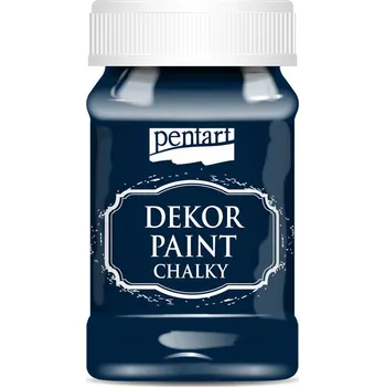 Speciální výtvarná barva Dekor paint chalky křídová barva, námořnická modrá - 230 ml