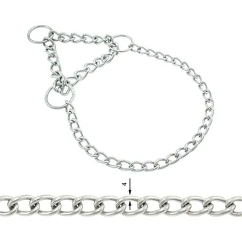 Obojek pro psa Řetěz - obojek polostahovací jednořadý 4 mm/70 cm