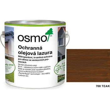 lazura Osmo ochranná olejová lazura 0,75l, 708 teak