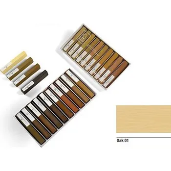 Olej na dřevo Borma wachs HARTWACHS retušovací tyčinka z tvrdého tavitelného vosku 20 gr., 01 oak