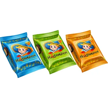 Bonbon NEZNAJKA oplatka s vařeným slazeným kondenzovaným mlékem