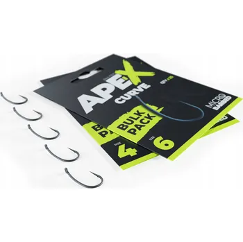 Rybářský háček Zemní háčky s protihrotem Ridgemonkey Ape-X Curve 25 ks