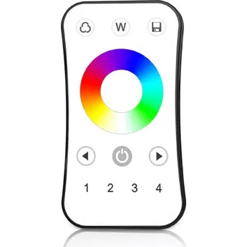 LED páska Skydance LED ovladač RF RGBW (4 zóny) - R8 Barva: Bílá