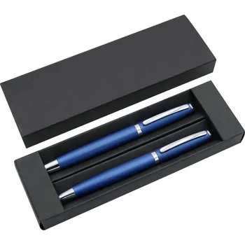 Sada kov roller + kuličkové pero, TORICO - modrá