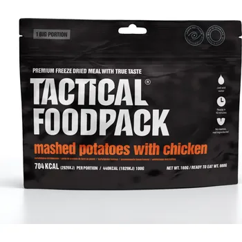 Hotové jídlo Hlavní jídlo Tactical Foodpack BIG Mashed Potatoes with Chicken 160g