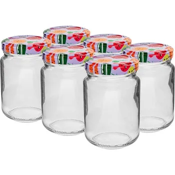 Sklenice Sklenice zavařovací 156 ml s víčkem