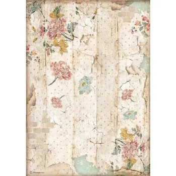 Umělecký papír Rýžový papír Stamperia A4 -Alice Wall Texture - 4603