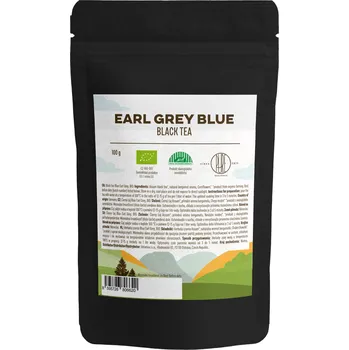 Čaj BrainMax Pure Earl Grey Blue, Black Tea, černý čaj, BIO, 100 g