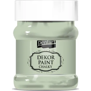 Speciální výtvarná barva Pentart Dekor paint chalky křídová barva, country zelená - 100 ml