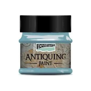 Speciální výtvarná barva Antikovací barva - patinově modrá