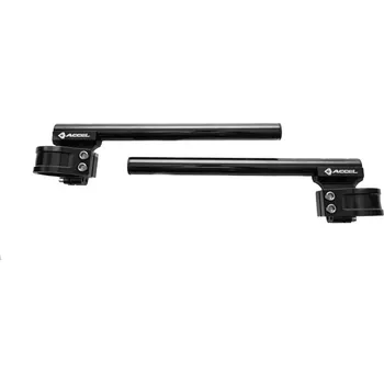 Řídítka ACCEL DVOUDÍLNÁ NASTAVITELNÁ POULIČNÍ KLIPOVÁ ŘÍDÍTKA 46 MM ČERNÁ BARVA