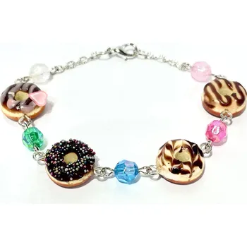 Náramek CircusMind Náramek z fimo donutů