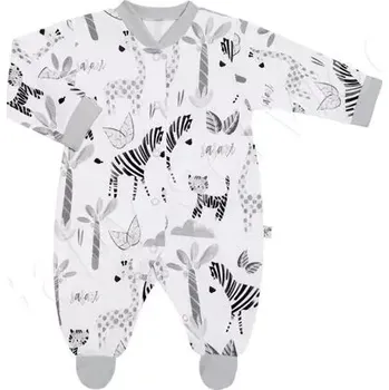 Kojenecký overall Overal bavlna Safari Baby Service šedý velikost 80