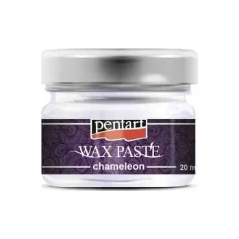 Speciální výtvarná barva Vosková pasta chameleon Pentart, 20 ml - fialová