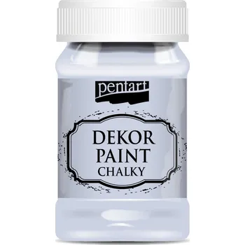 Speciální výtvarná barva Pentart Dekor paint chalky křídová barva, holubí šedá - 100 ml