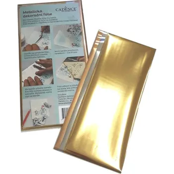 Metalická dekorační folie