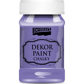Speciální výtvarná barva Dekor paint chalky křídová barva, fialová - 230 ml