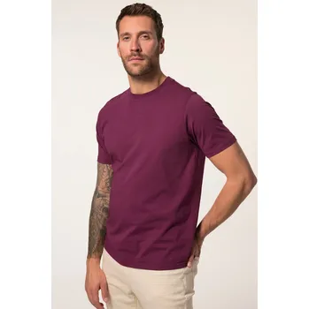 Dámské tričko JP-Aware, Plus size Tričko JP AWARE, udržitelné, krátké rukávy, GOTS certifikovaná biobavlna, do 7XL pro plnoštíhlé nadměrná velikost, 837392543-1456, nachový, 7XL, Plus size oblečení, Oblečení pro vysoké muže, Nadměrné velikosti, Oblečení pro plnoštíhlé.