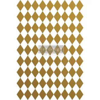 Transfer na nábytek ReDesign with Prima - Gold Harlequin