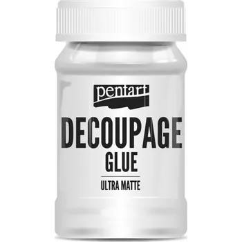Průmyslové lepidlo Decoupage lepidlo s lakem - ultra matné - 100 ml - Pentart