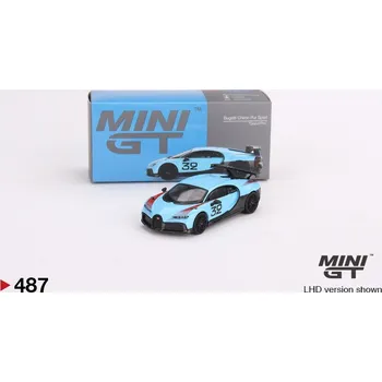 autíčko Bugatti Chiron Pur Sport - modrá - 1:64 - Mini GT
