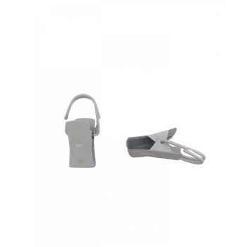 Uchycení záclony a závěsu Skřipec záclonový kov malý 03-bílý obyčejný