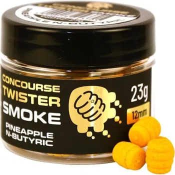 Boilies BENZAR CONCOURSE TWISTER SMOKE 12mm 23g PINEAPPLE N -BUTYRIC