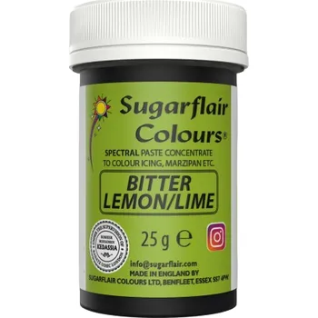 Potravinářské barvivo Bitter Lemon/Lime - Gelová barva Sugarflair