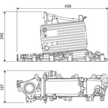 Chladič motoru Chladič turba VALEO 818684