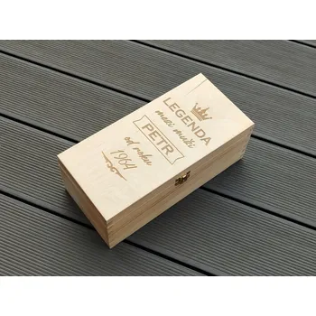 Dárková krabička D-decor Dárkový box na alkohol pro muže