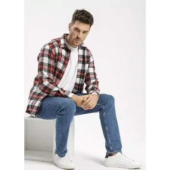 Pánské džíny Pánské jeans CROSS JEANS Trammer Mid Blue E169-122 Velikost: W36 / L32