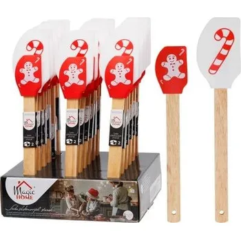 Kuchyňská stěrka Stěrka na těsto silikon 2 ks dekor Vánoce MagicHome