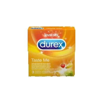 Durex Taste Me - aromatizované kondomy, mix 3 příchutí
