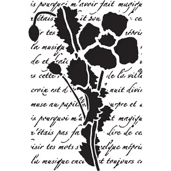 Šablona Cadence - Vlčí mák - 25 x 36 cm