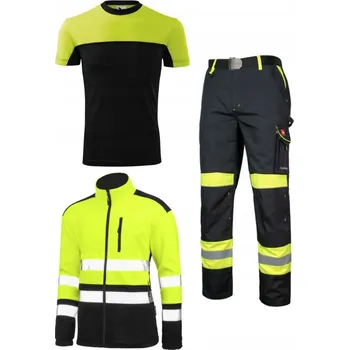 Pracovní obuv PRACOVNÍ ODĚV PEVNÉ KALHOTY FLEECE BOZP SADA 44