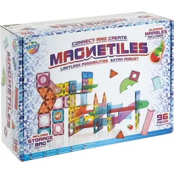 ostatní stavebnice MOXY Magnetiles magnetická stavebnice 96 dílků