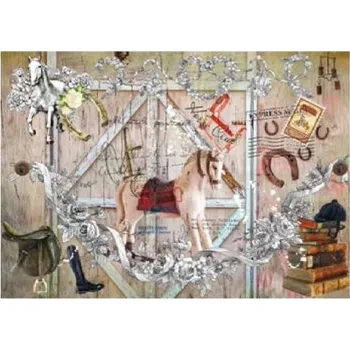 Umělecký papír Rýžový papír A3 - 642 - Houpací koník - Cadence