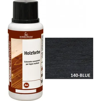 Olej na dřevo Borma wachs holzfarbe - mořidlo na dřevo, 250 ml, 140 blue - modré
