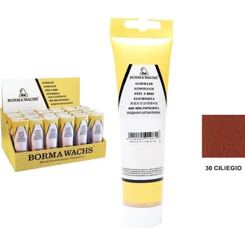 Tmel Borma wachs ecostucco tmel na dřevo v tubě, 250 gr., 30 třešeň