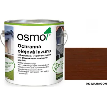Olej na dřevo Osmo ochranná olejová lazura 0,75l, 703 mahagon