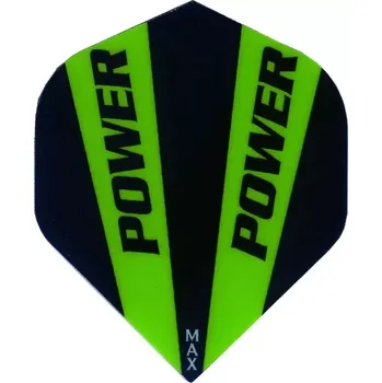 Příslušenství pro šipky McCoy letky Power Max No.2 Black & Green
