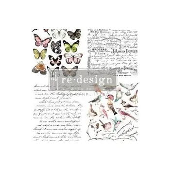 Transfer na nábytek ReDesign with Prima - Parisian Butterflies