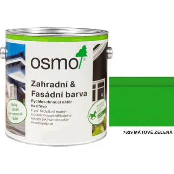 Olej na dřevo OSMO - zahradní a fasádní barva 0,75l, 7629 mátově zelená
