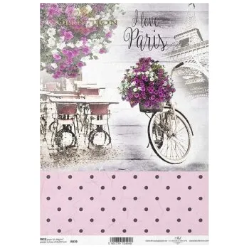 Umělecký papír Rýžový papír A4- Itd.R0839