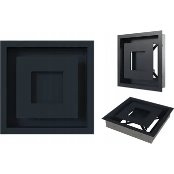 Větrací mřížka Ozdobná mřížka Kratki šedá