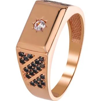 Prsten Zlaton Prsten růžové zlato s kamenem vel.63 4.15g 000550811248